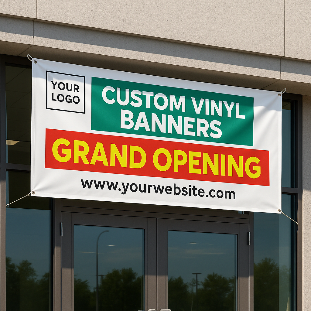 Custom Vinyl Banners – Durable Indoor & Outdoor Printing