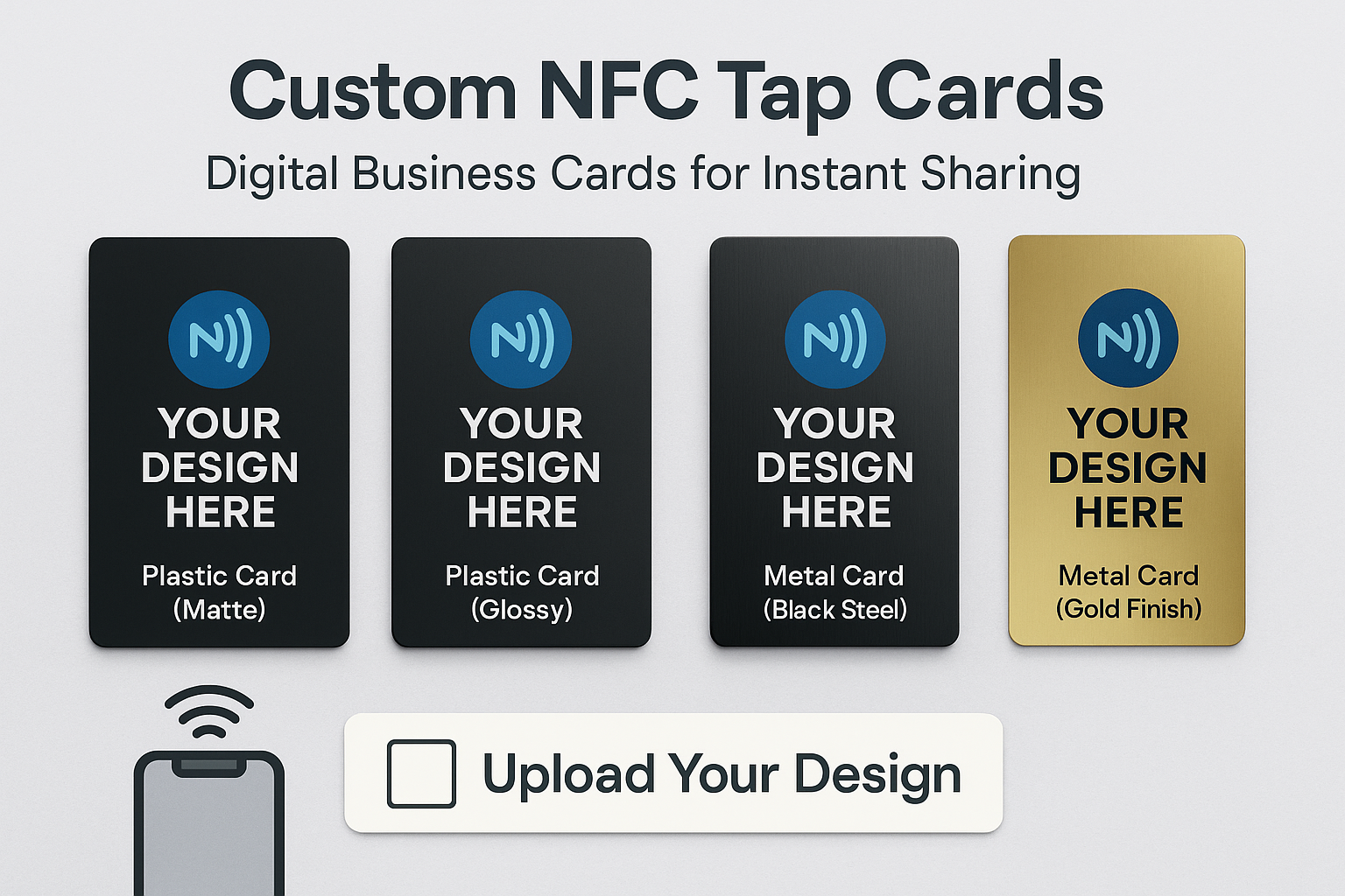 Custom NFC Tap Cards – Digital Business Cards for Instant Sharing