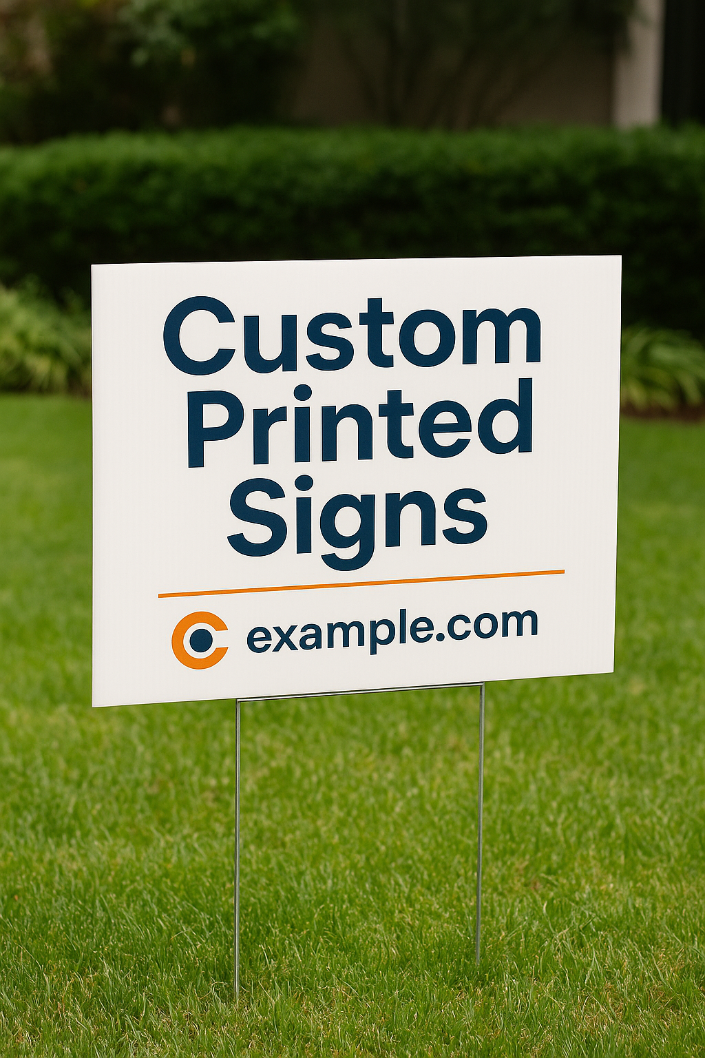 Custom Printed Signs – Yard, Window & Business Displays